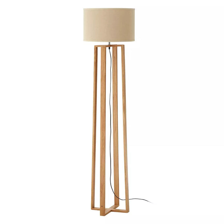 Lea Wooden Floor Lamp
