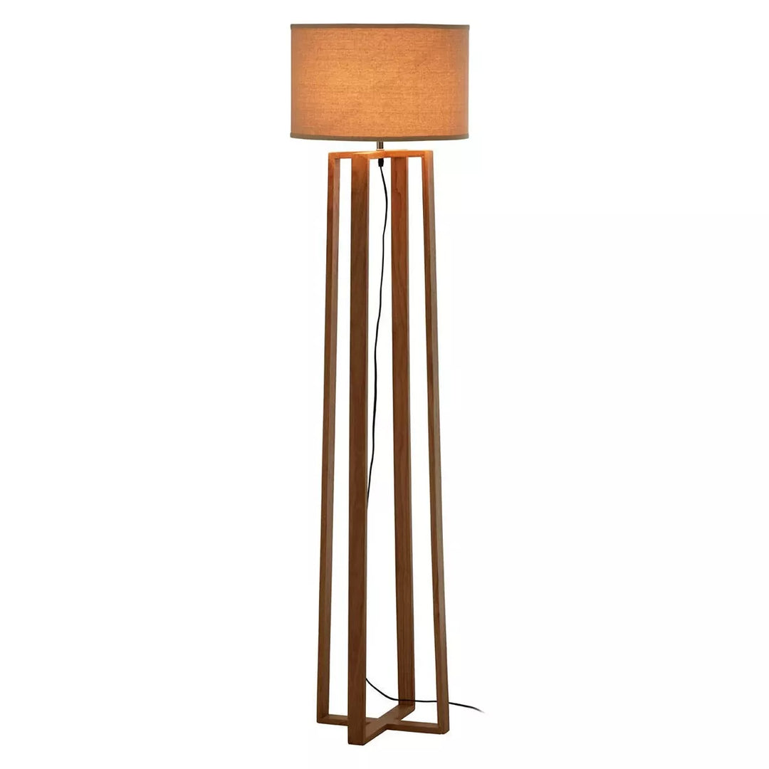 Lea Wooden Floor Lamp