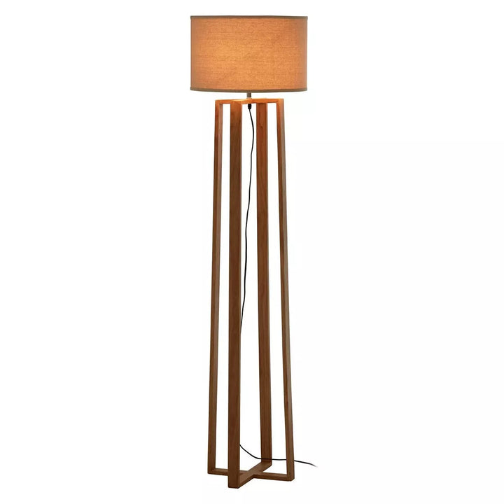 Lea Wooden Floor Lamp