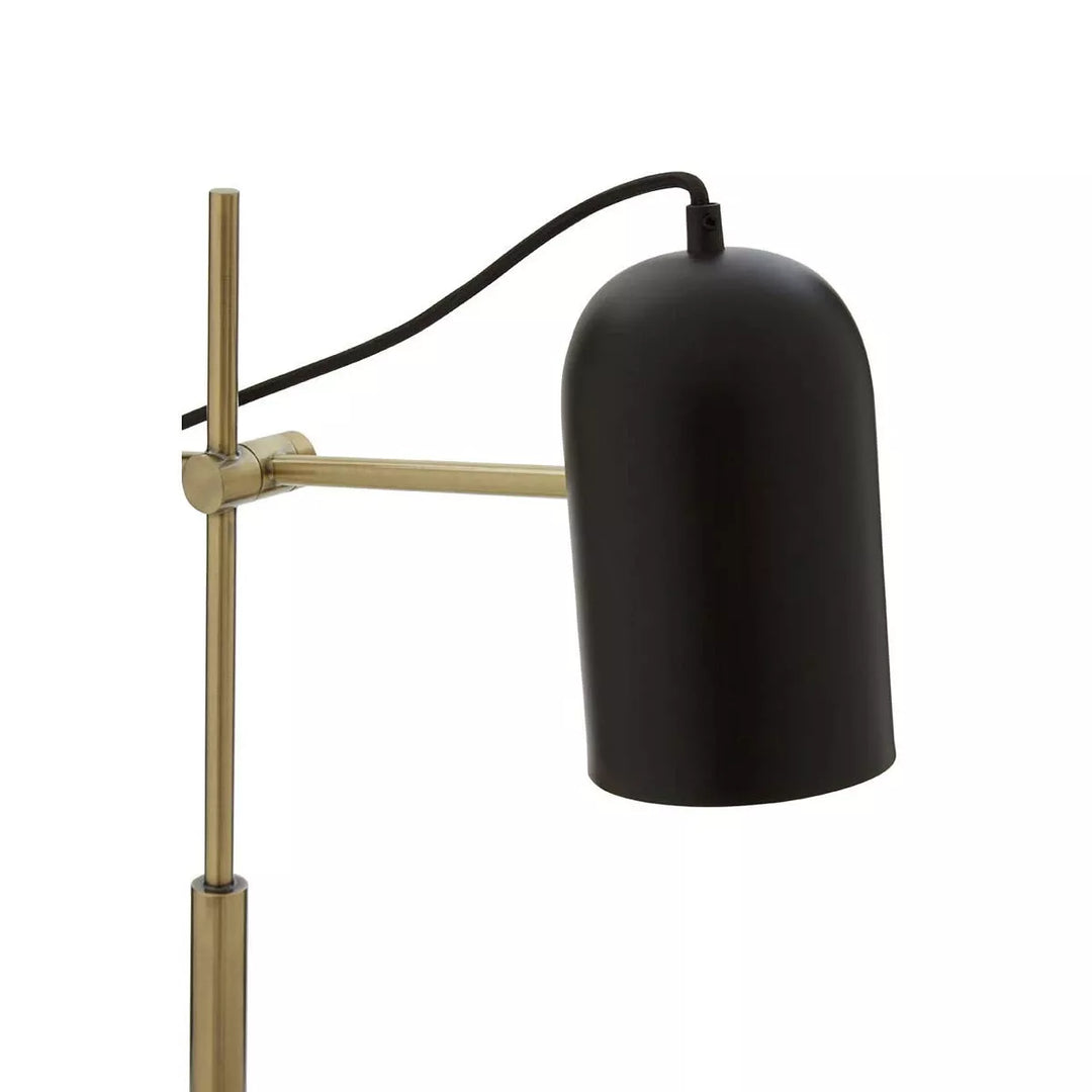 Equipose Marble Base Desk Lamp - Black & Gold