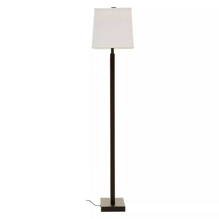 Leora Black & White Floor Lamp