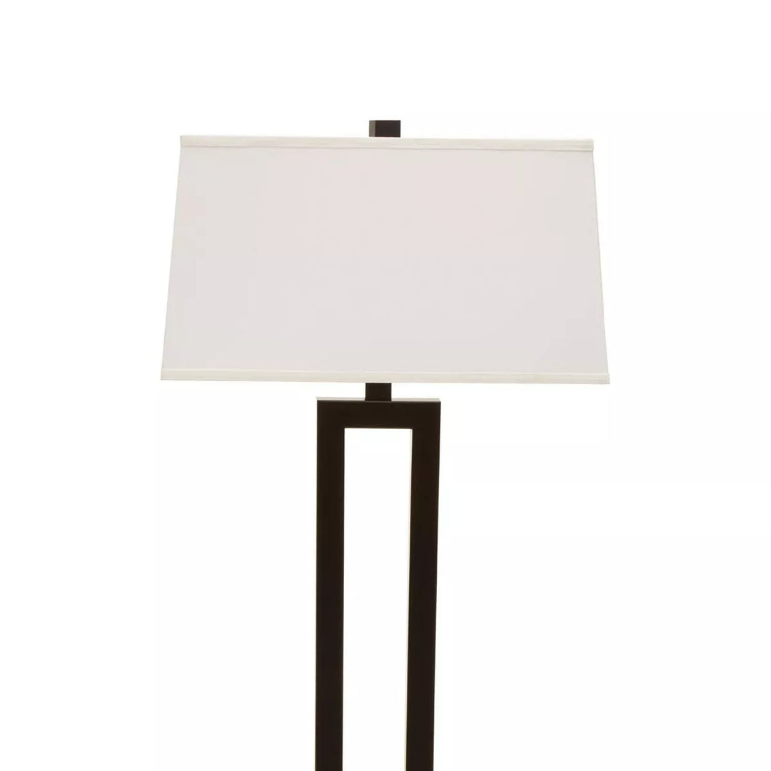 Leora Black & White Floor Lamp