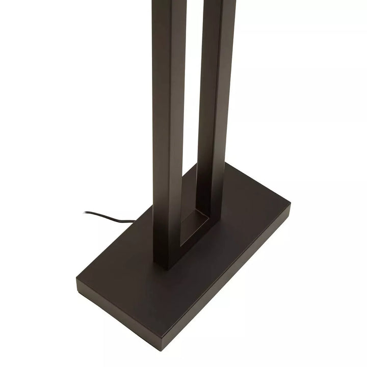 Leora Black & White Floor Lamp