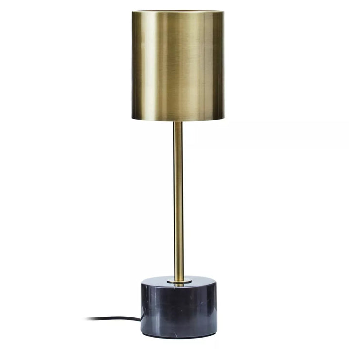 Palais Marble Base Table Lamp - Brushed Brass