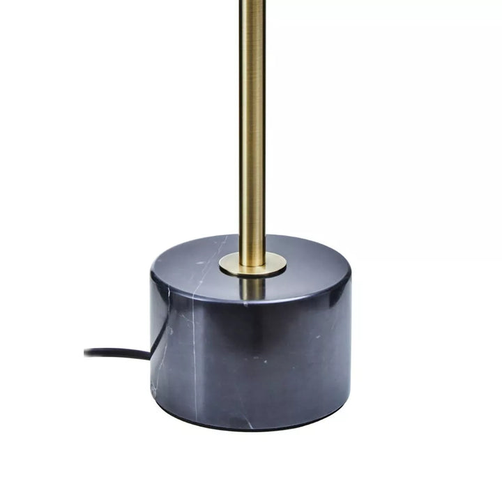 Palais Marble Base Table Lamp - Brushed Brass