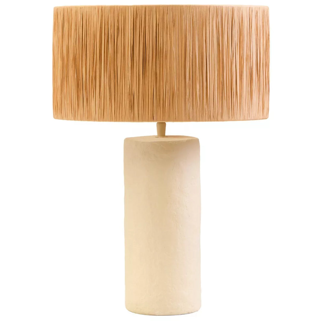 Carta Natural Papier Mache Table Lamp - Natural