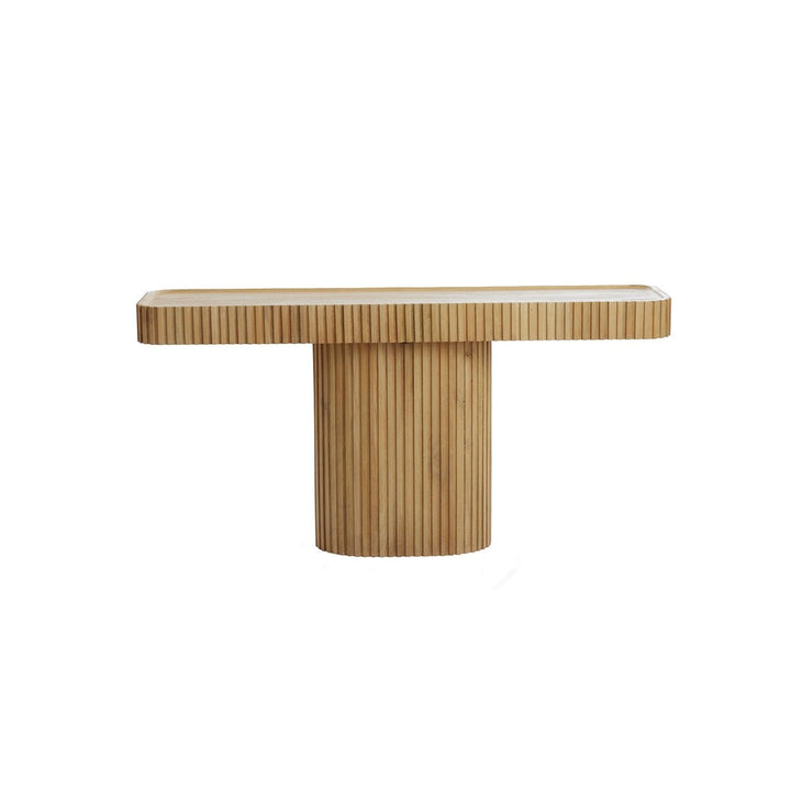 Kioto Mango Wood Console Table - Natural Light & Living 1