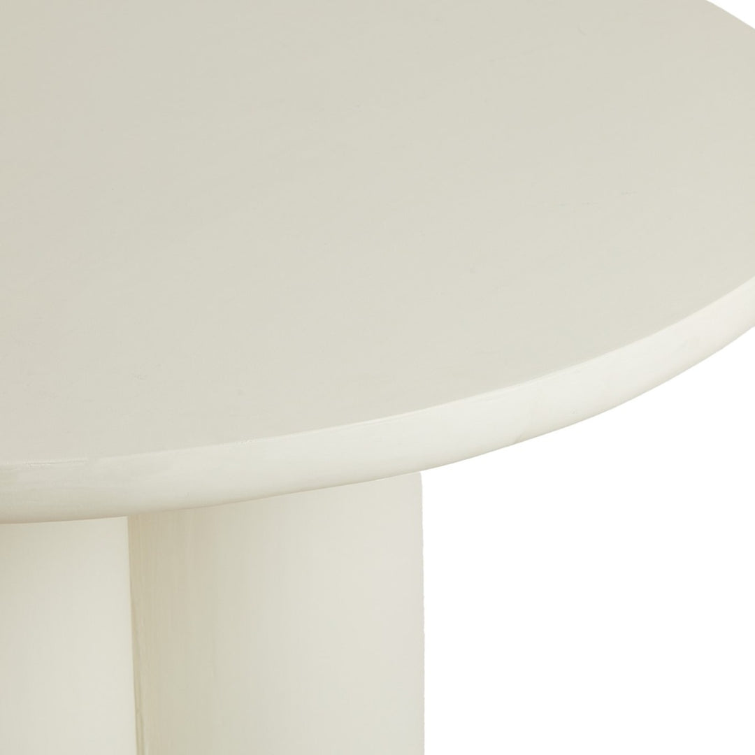 Mizuho Round Dining Table - Cream Light & Living 4
