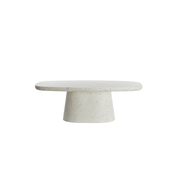 Hamura Rectangular Coffee Table - Terrazzo White Light & Living 1