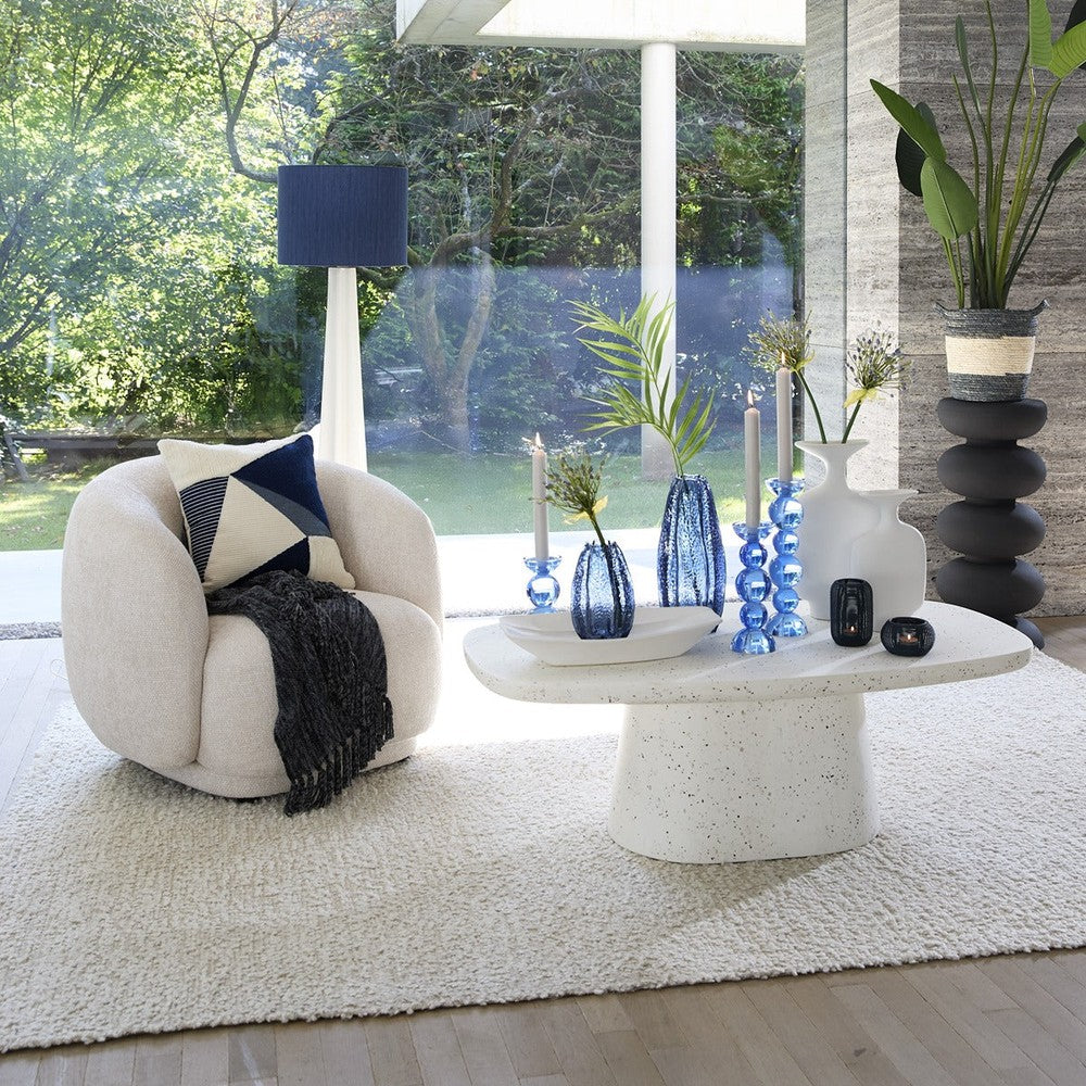 Hamura Rectangular Coffee Table - Terrazzo White Light & Living 2