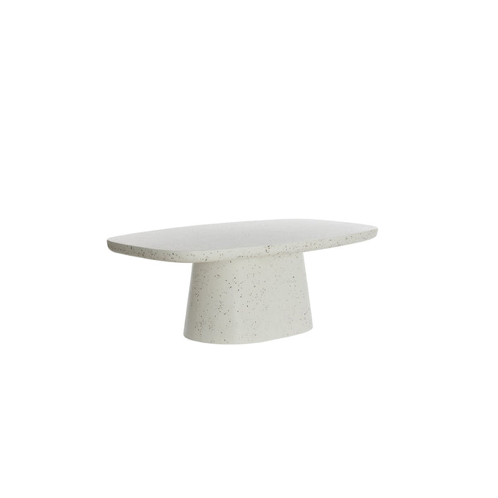 Hamura Rectangular Coffee Table - Terrazzo White Light & Living 3