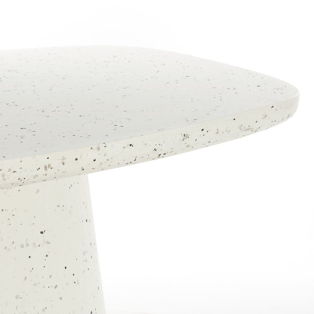 Hamura Rectangular Coffee Table - Terrazzo White Light & Living 6