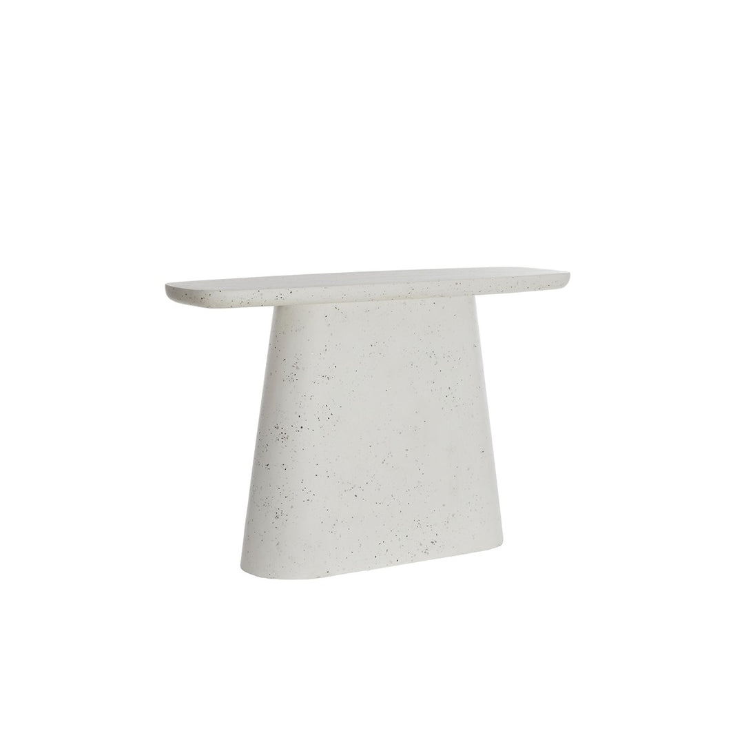 Hamura Console Table - Terrazzo White Light & Living 3