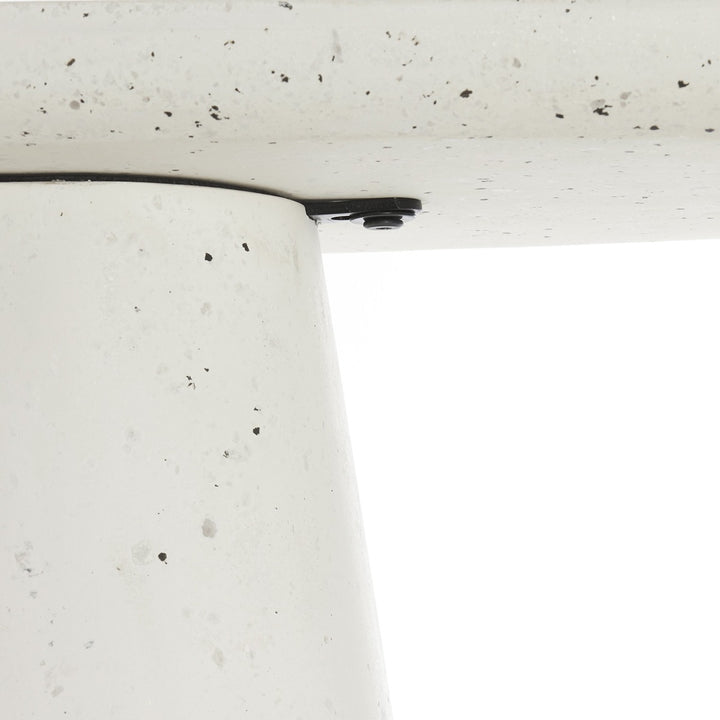Hamura Console Table - Terrazzo White Light & Living 7