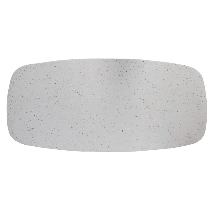 Hamura Rectangular Dining Table - Terrazzo White Light & Living 5