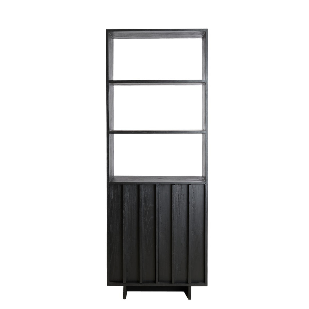 Lavinio Wooden Display Unit - Dark Brown Light & Living 1