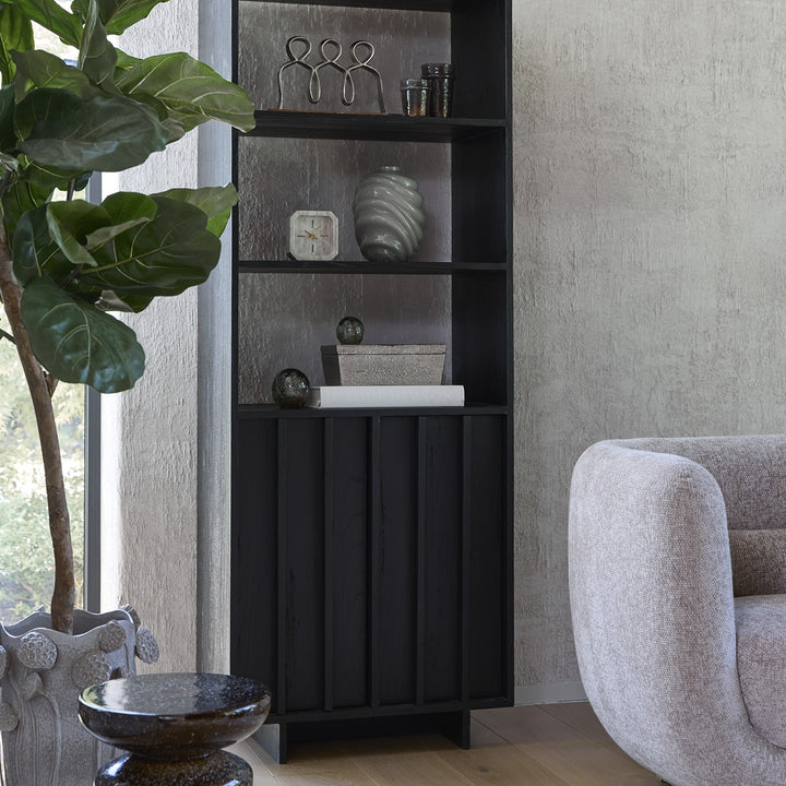 Lavinio Wooden Display Unit - Dark Brown Light & Living 2