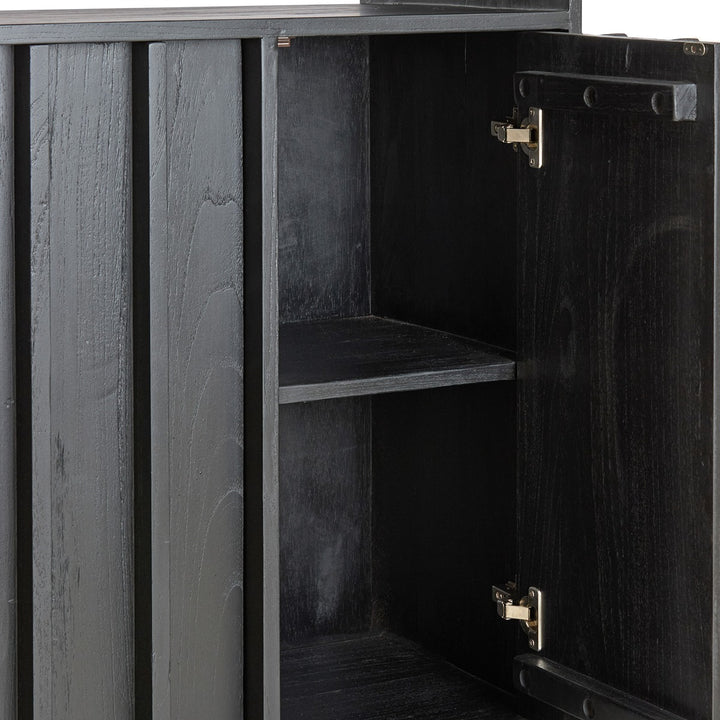 Lavinio Wooden Display Unit - Dark Brown Light & Living 8