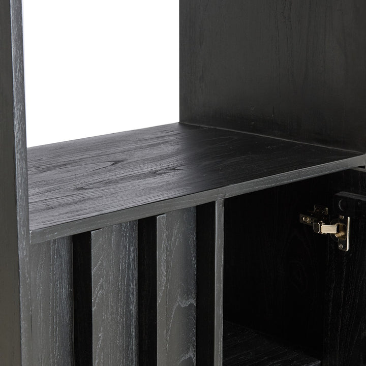 Lavinio Wooden Display Unit - Dark Brown Light & Living 11