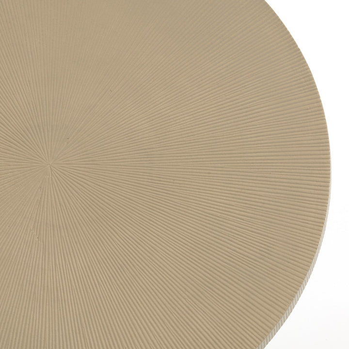 Tigran Round Coffee Table - Sand Light & Living 4