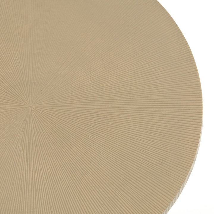 Tigran Round Coffee Table - Sand Light & Living 8