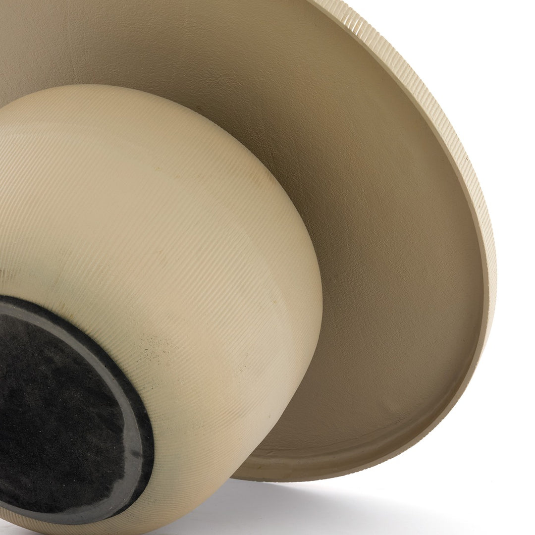 Tigran Round Coffee Table - Sand Light & Living 9