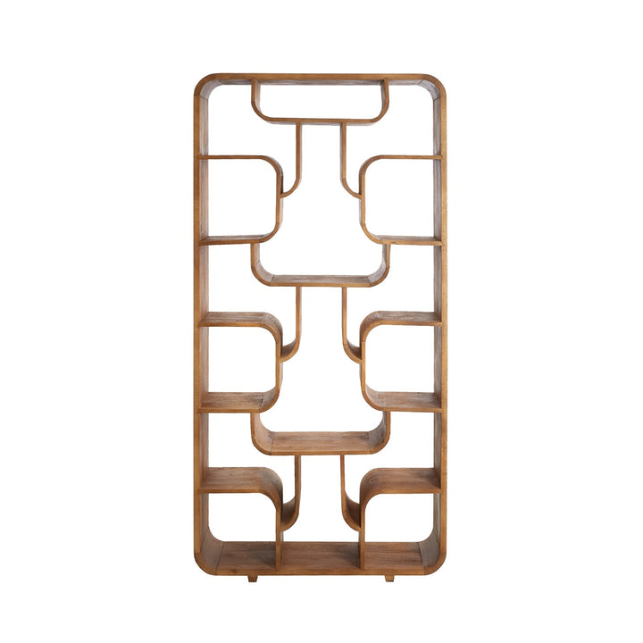 Labare Display Unit - Light Brown Light & Living 1