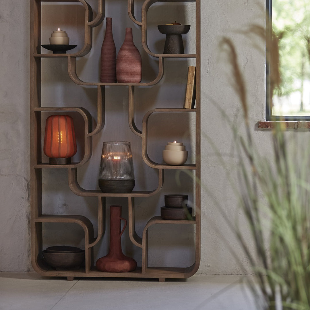 Labare Display Unit - Light Brown Light & Living 2