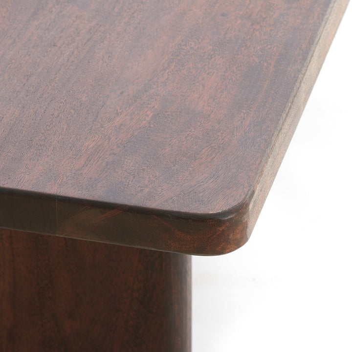 Crato Set of 2 Acacia Wood Coffee Tables - Chocolate Light & Living 9