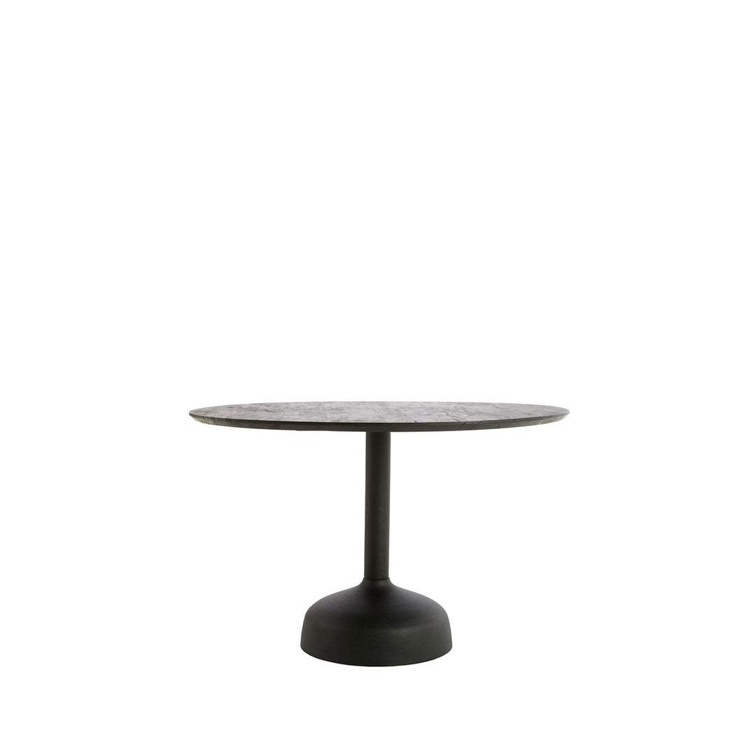 Tunja Wooden Round Dining Table - Black Light & Living 1