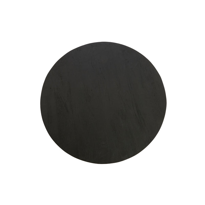 Tunja Wooden Round Dining Table - Black Light & Living 4