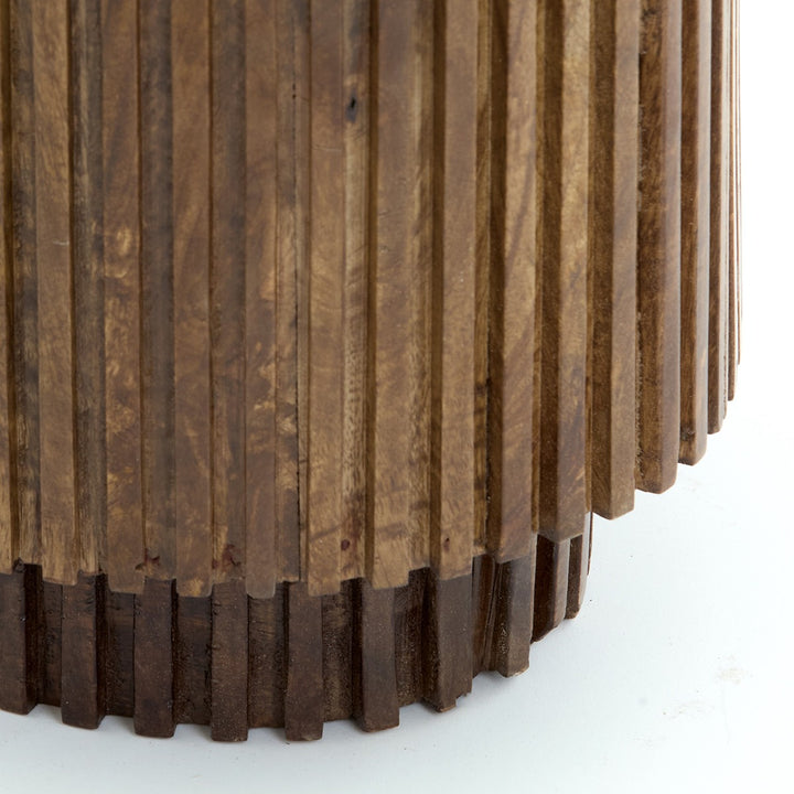 Dumosi Wooden Pillar - Dark Brown Light & Living 5