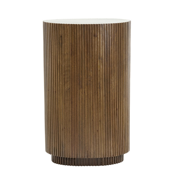 Dumosi Wooden Pillar - Dark Brown Light & Living 8