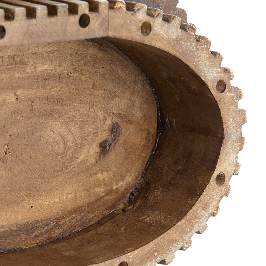 Dumosi Wooden Pillar - Dark Brown Light & Living 12