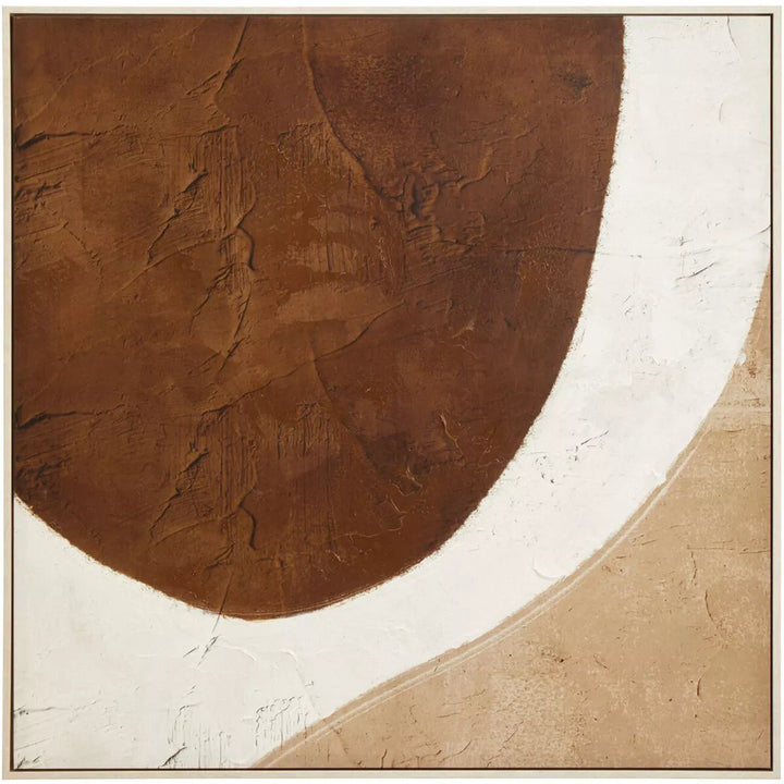 Astratto Brown & Natural Textured Wall Art