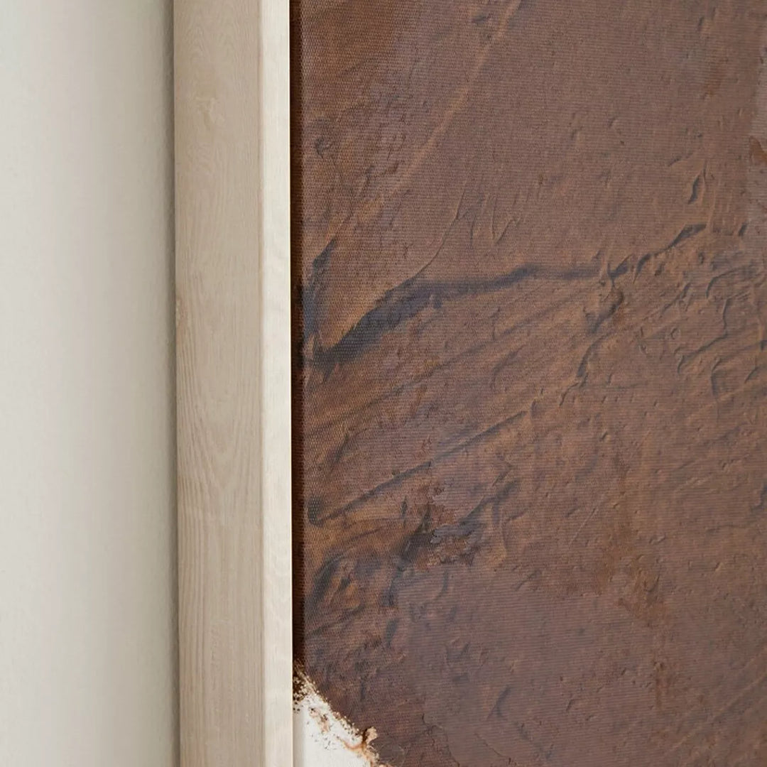 Astratto Brown & Natural Textured Wall Art