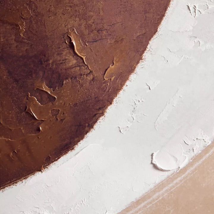 Astratto Brown & Natural Textured Wall Art