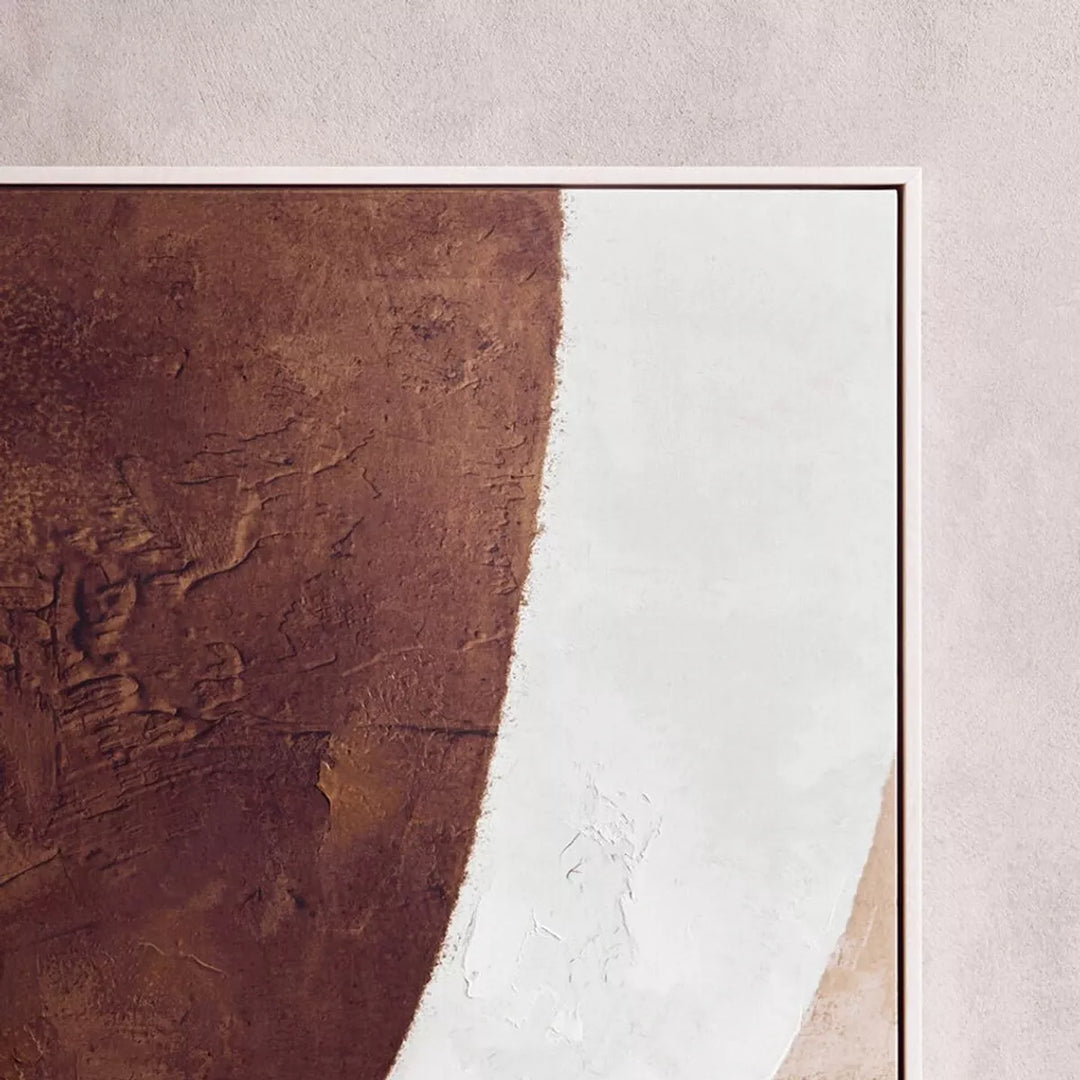 Astratto Brown & Natural Textured Wall Art