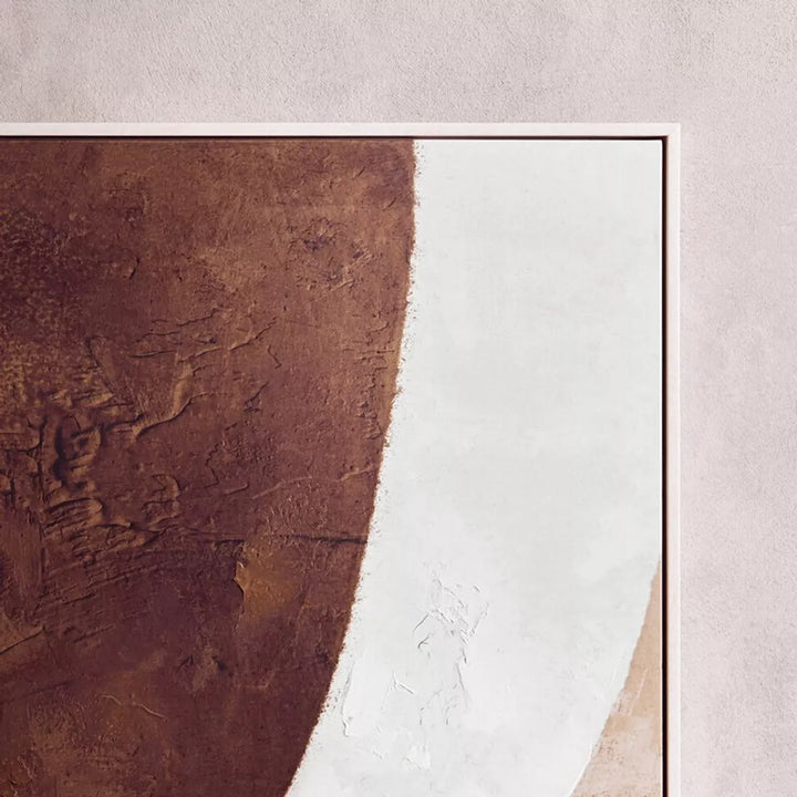 Astratto Brown & Natural Textured Wall Art