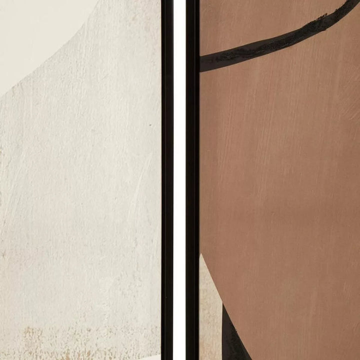 Astratto Set of 2 Abstract Earthy Tones Canvas Wall Art