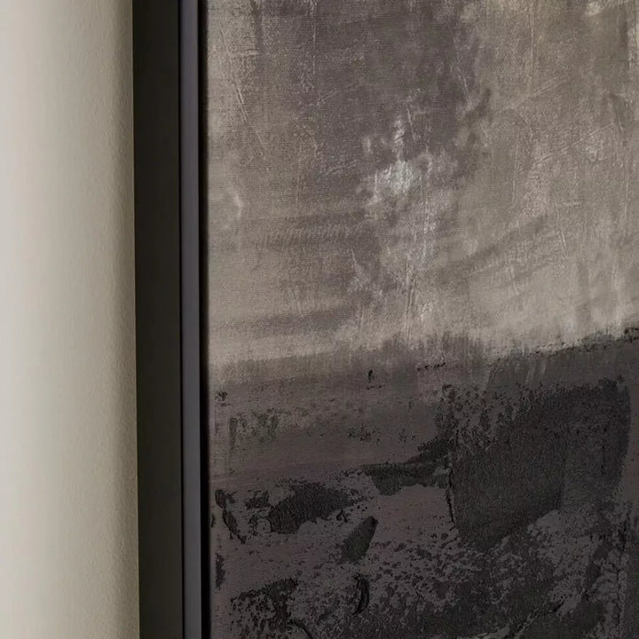 Astratto Monochrome Textured Canvas Wall Art