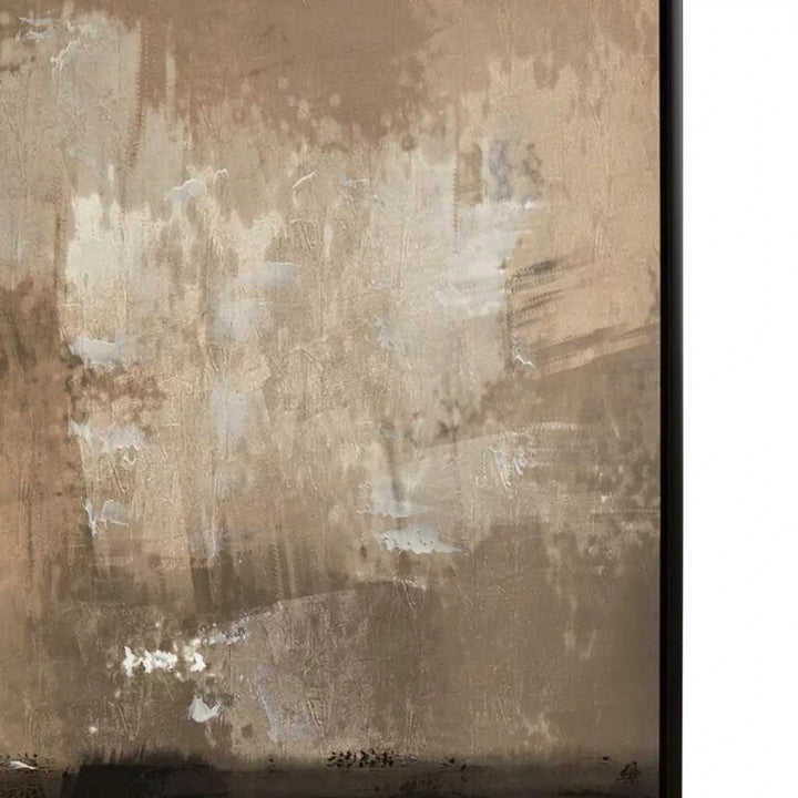 Astratto Monochrome Textured Canvas Wall Art