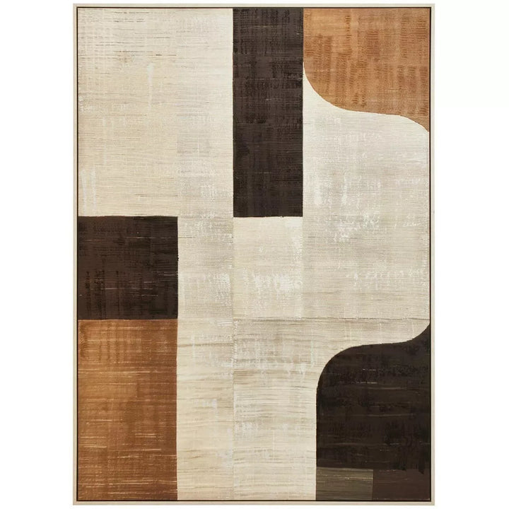 Astratto Neutral Abstract Textured Canvas Wall Art