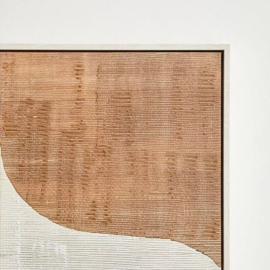Astratto Neutral Abstract Textured Canvas Wall Art