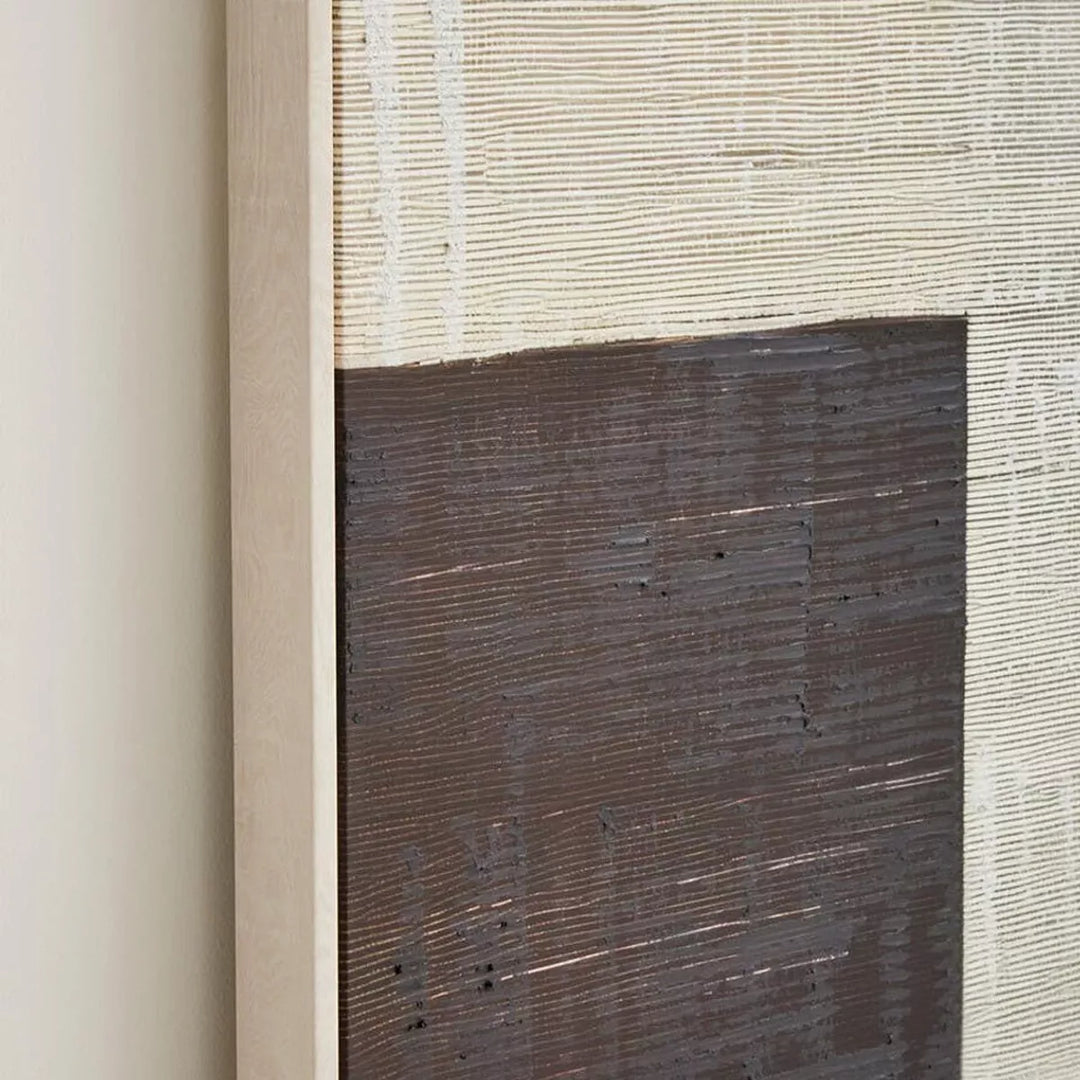 Astratto Neutral Abstract Textured Canvas Wall Art