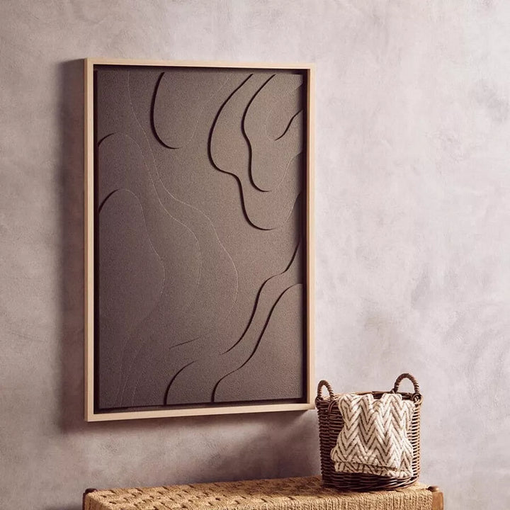 Astratto 3D Effect Green Wall Art