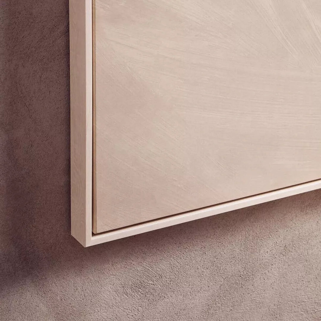 Astratto Canvas Natural & White Textured Plaster Wall Art