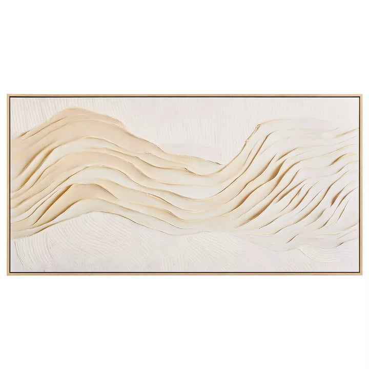 Astratto Cream Textured Wall Art