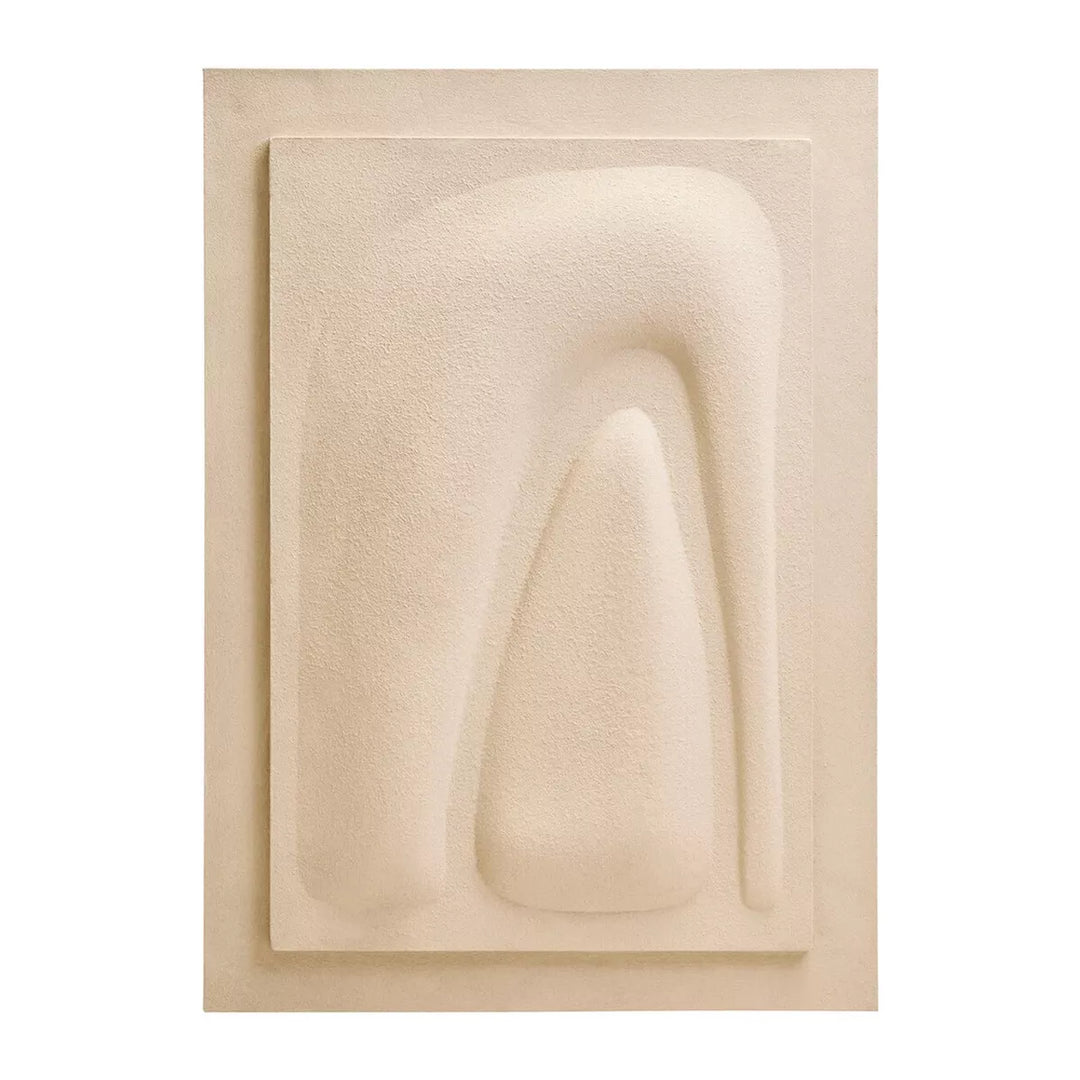 Astratto 3D Cream Wall Art
