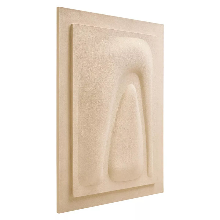 Astratto 3D Cream Wall Art